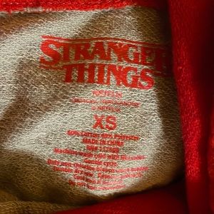 Stranger things, cropped hoodie, hardly ever used